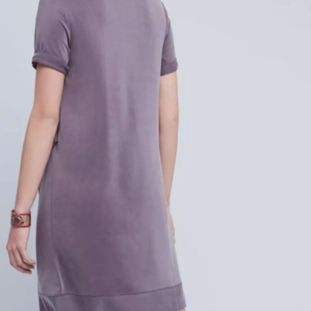 Anthropologie Dolan West Coast Shift Dress Petite Small Lavender - Picture 2 of 10
